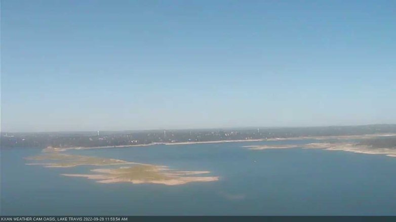Lake Travis webcam, September 28, 2022 12:00 PM CT