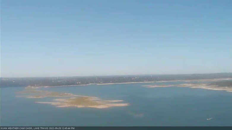 Lake Travis webcam, September 28, 2022 12:45 PM CT