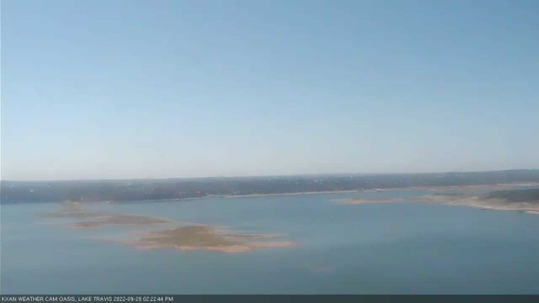 Lake Travis webcam, September 28, 2022 2:25 PM CT