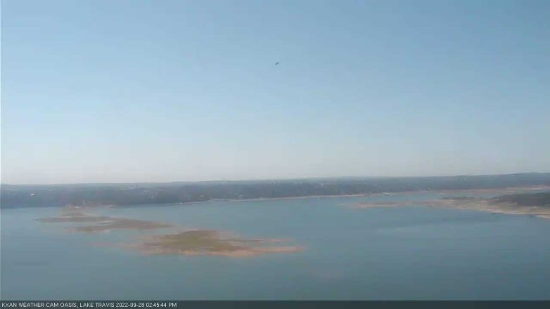 Lake Travis webcam, September 28, 2022 2:45 PM CT
