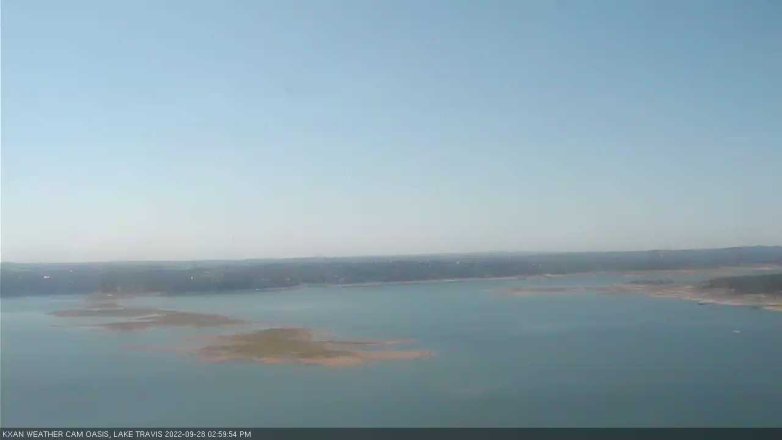 Lake Travis webcam, September 28, 2022 3:00 PM CT