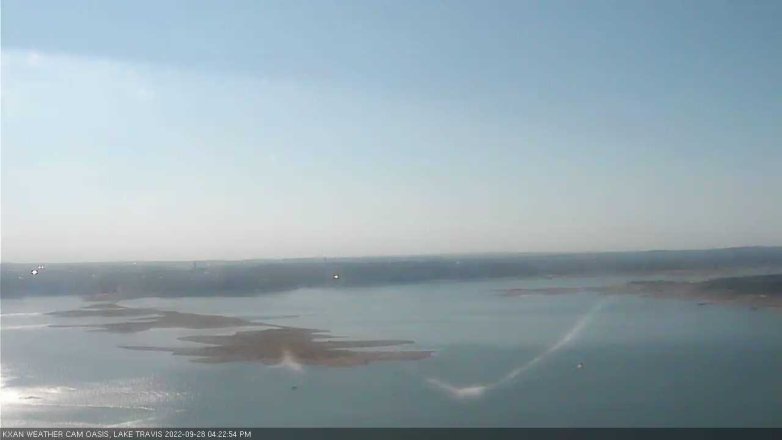 Lake Travis webcam, September 28, 2022 4:25 PM CT