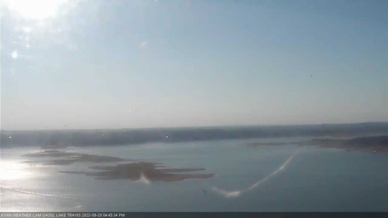 Lake Travis webcam, September 28, 2022 4:45 PM CT