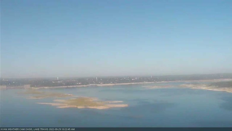 Lake Travis webcam, September 29, 2022 10:25 AM CT