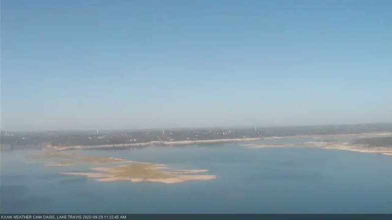 Lake Travis webcam, September 29, 2022 11:25 AM CT