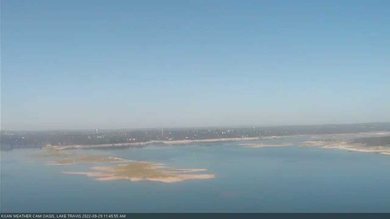 Lake Travis webcam, September 29, 2022 11:45 AM CT