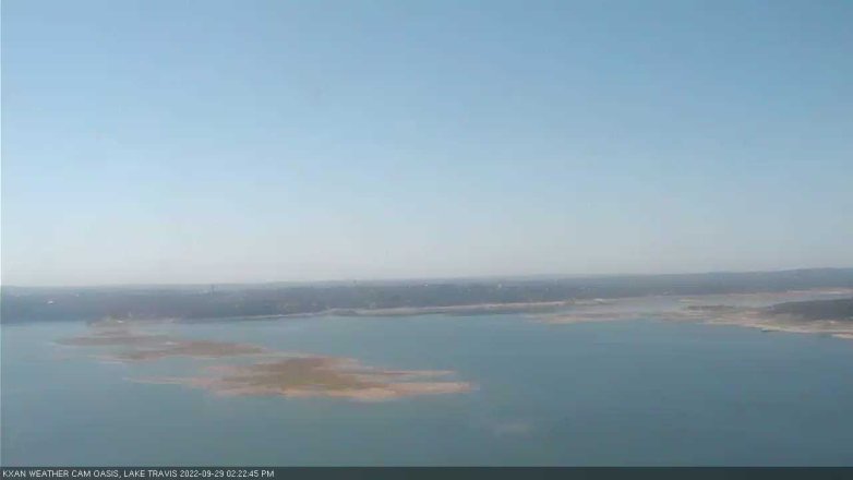 Lake Travis webcam, September 29, 2022 2:25 PM CT
