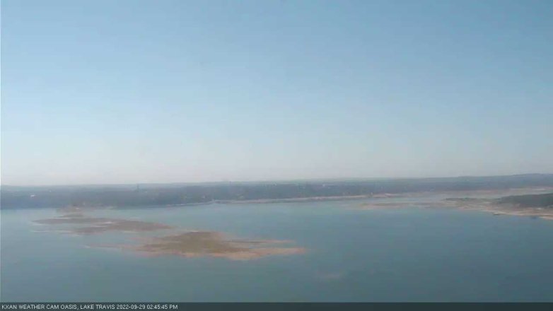 Lake Travis webcam, September 29, 2022 2:45 PM CT