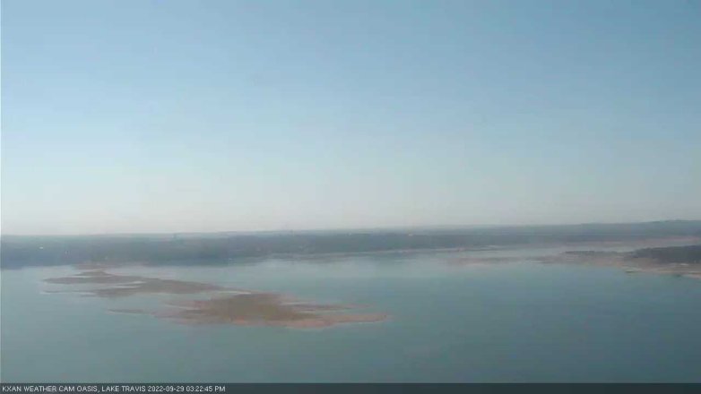 Lake Travis webcam, September 29, 2022 3:25 PM CT
