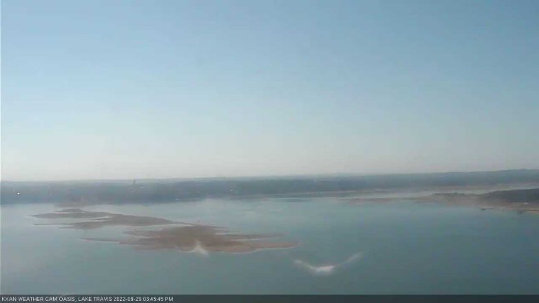 Lake Travis webcam, September 29, 2022 3:45 PM CT