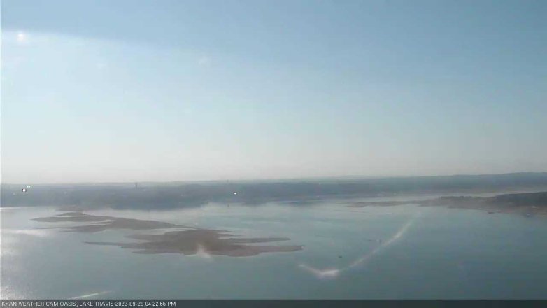 Lake Travis webcam, September 29, 2022 4:25 PM CT
