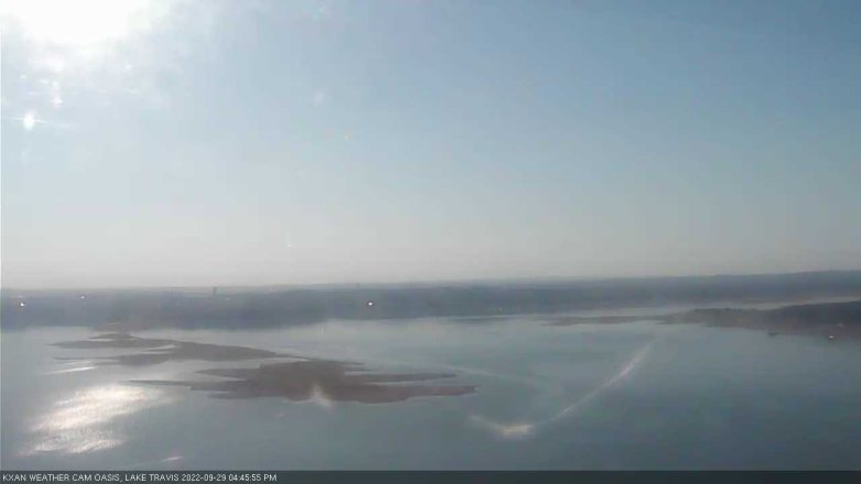 Lake Travis webcam, September 29, 2022 4:45 PM CT
