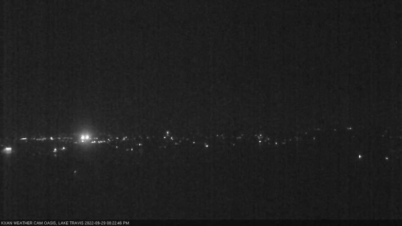 Lake Travis webcam, September 29, 2022 8:25 PM CT