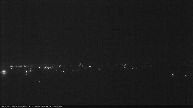 Lake Travis webcam, September 29, 2022 11:45 PM CT
