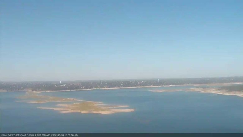 Lake Travis webcam, September 30, 2022 11:00 AM CT