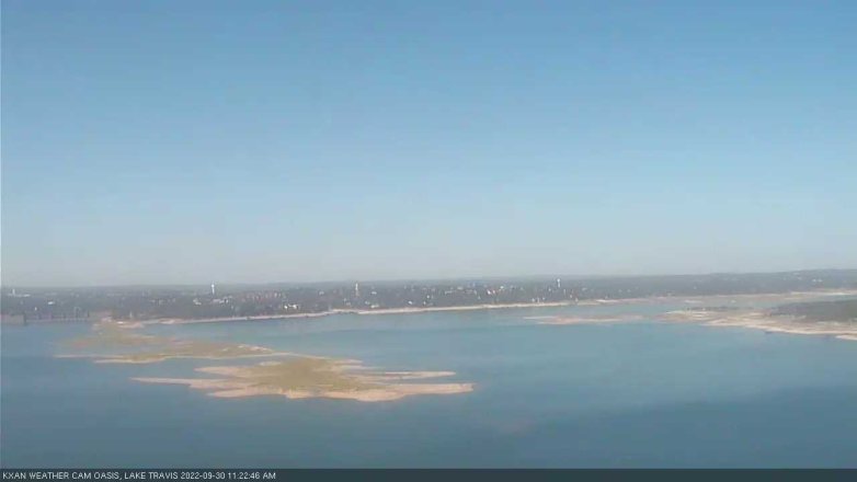 Lake Travis webcam, September 30, 2022 11:25 AM CT