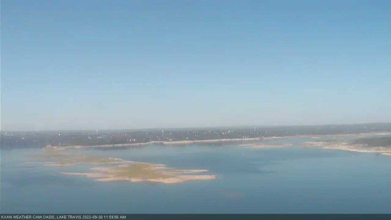 Lake Travis webcam, September 30, 2022 12:00 PM CT