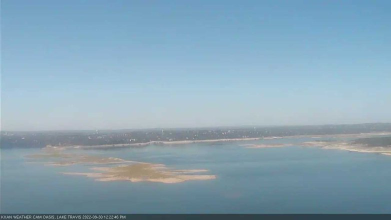 Lake Travis webcam, September 30, 2022 12:25 PM CT
