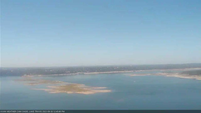 Lake Travis webcam, September 30, 2022 12:45 PM CT