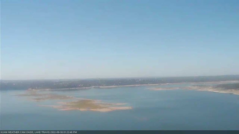 Lake Travis webcam, September 30, 2022 1:25 PM CT