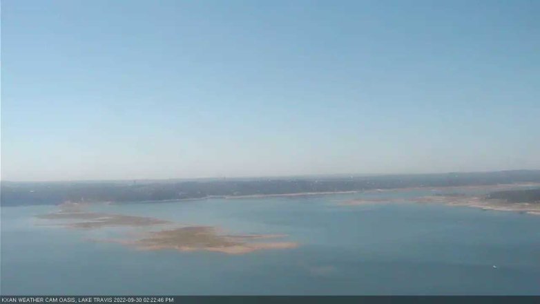 Lake Travis webcam, September 30, 2022 2:25 PM CT