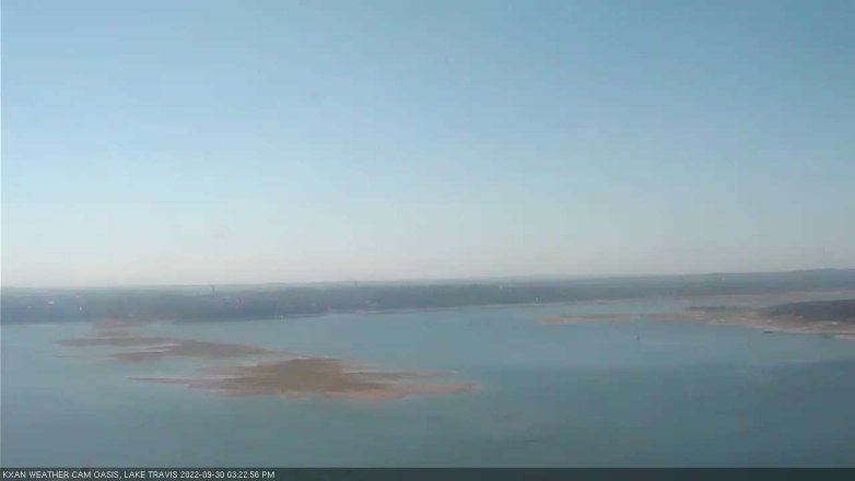 Lake Travis webcam, September 30, 2022 3:25 PM CT
