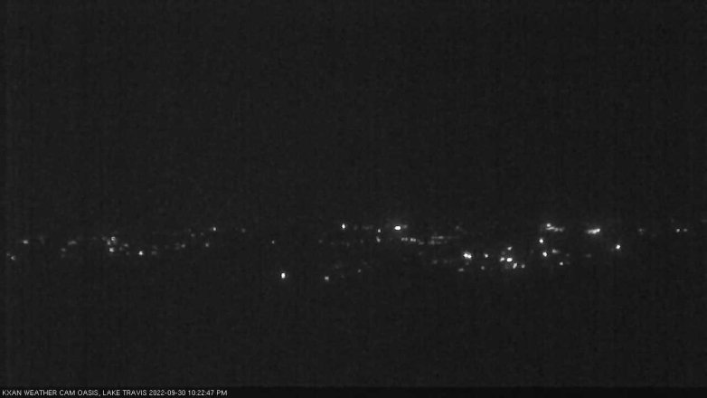 Lake Travis webcam, September 30, 2022 10:25 PM CT
