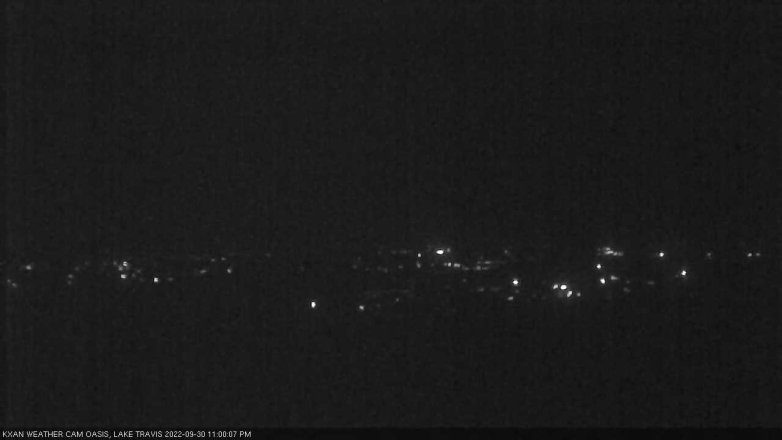 Lake Travis webcam, September 30, 2022 11:00 PM CT