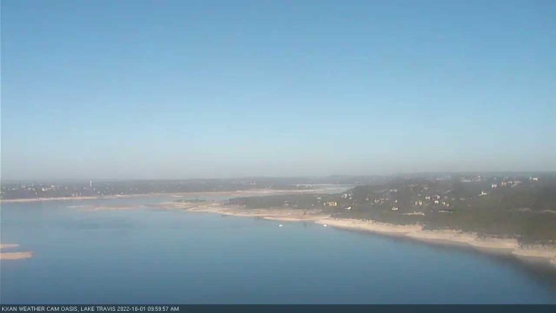 Lake Travis webcam, October 1, 2022 10:00 AM CT