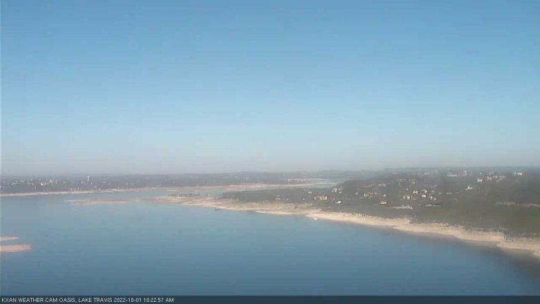 Lake Travis webcam, October 1, 2022 10:25 AM CT