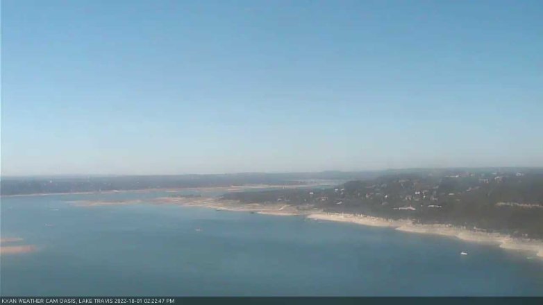 Lake Travis webcam, October 1, 2022 2:25 PM CT