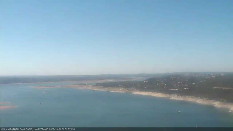 Lake Travis webcam, October 1, 2022 3:00 PM CT