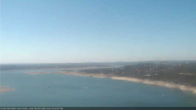 Lake Travis webcam, October 1, 2022 3:25 PM CT