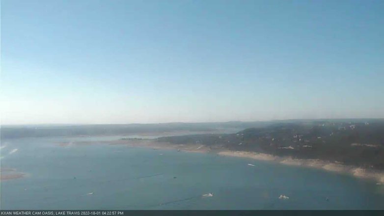 Lake Travis webcam, October 1, 2022 4:25 PM CT