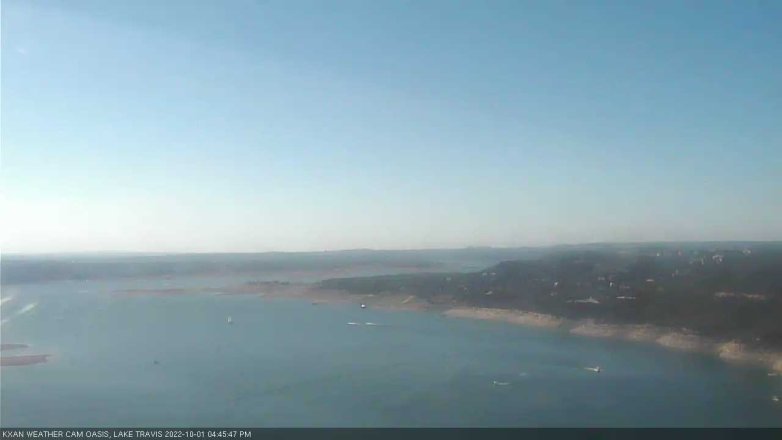 Lake Travis webcam, October 1, 2022 4:45 PM CT