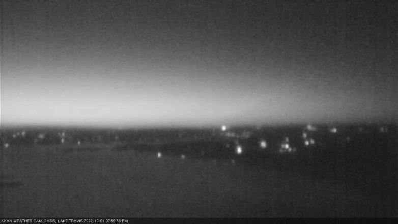 Lake Travis webcam, October 1, 2022 8:00 PM CT