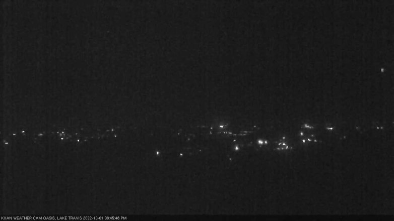 Lake Travis webcam, October 1, 2022 8:45 PM CT