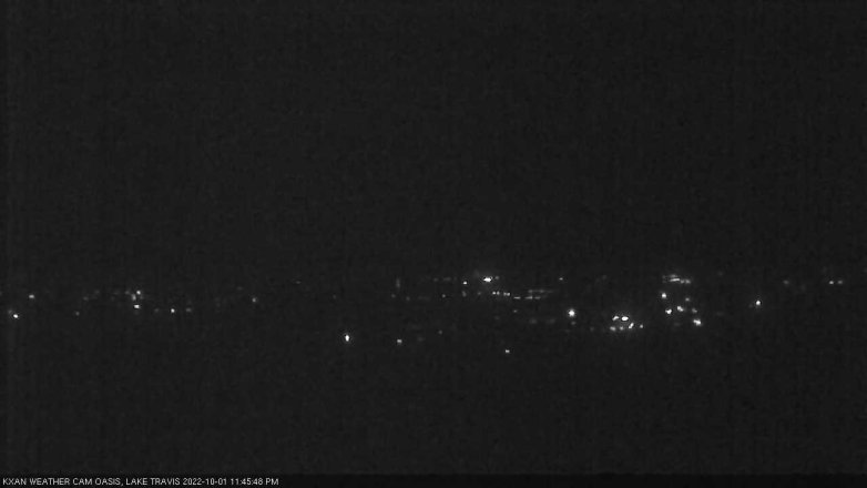 Lake Travis webcam, October 1, 2022 11:45 PM CT