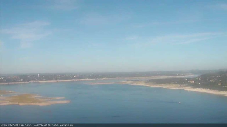 Lake Travis webcam, October 2, 2022 10:00 AM CT