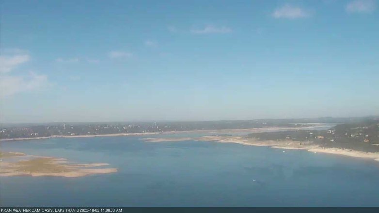Lake Travis webcam, October 2, 2022 11:00 AM CT