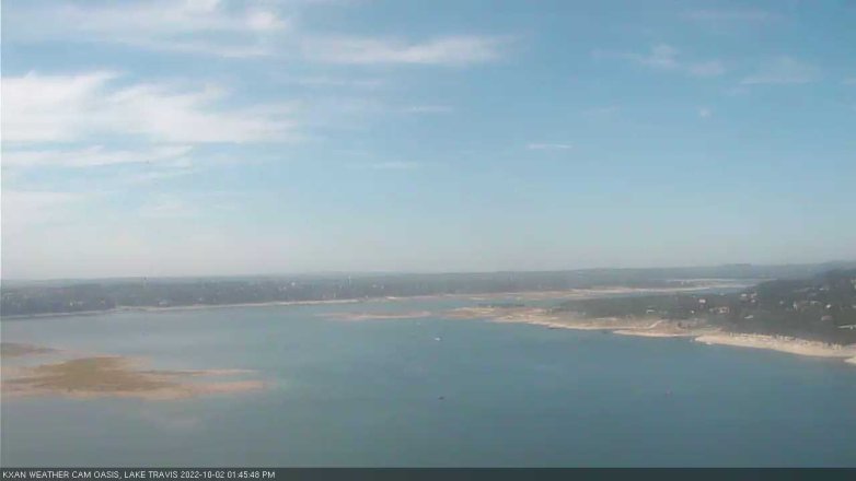 Lake Travis webcam, October 2, 2022 1:45 PM CT