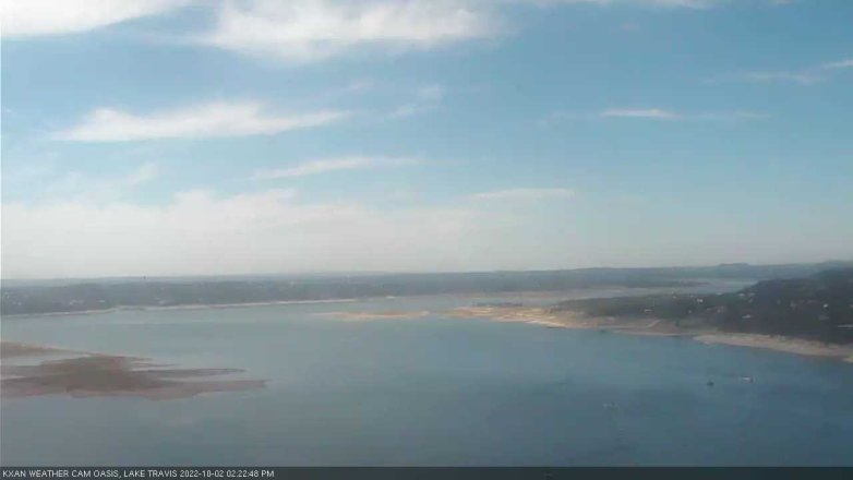 Lake Travis webcam, October 2, 2022 2:25 PM CT