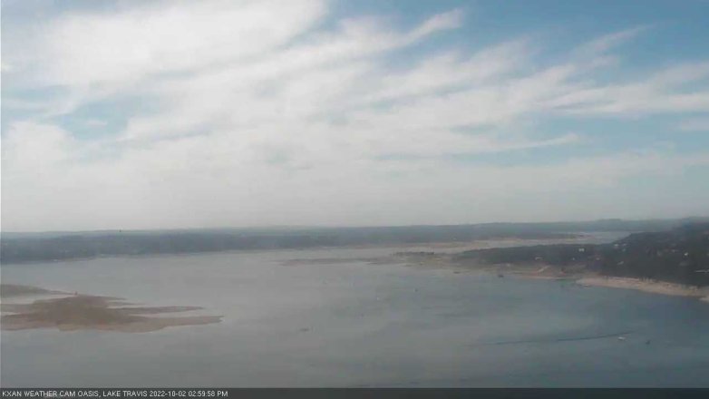 Lake Travis webcam, October 2, 2022 3:00 PM CT