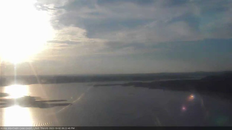 Lake Travis webcam, October 2, 2022 6:25 PM CT