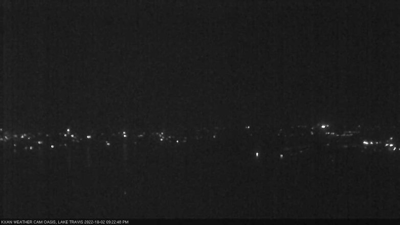 Lake Travis webcam, October 2, 2022 9:25 PM CT
