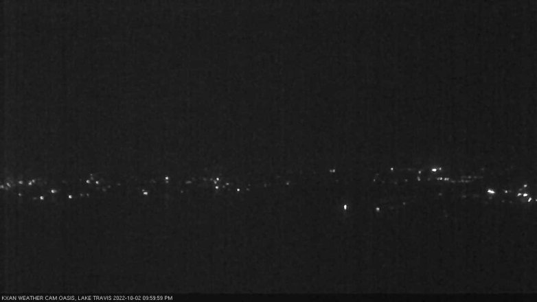 Lake Travis webcam, October 2, 2022 10:00 PM CT
