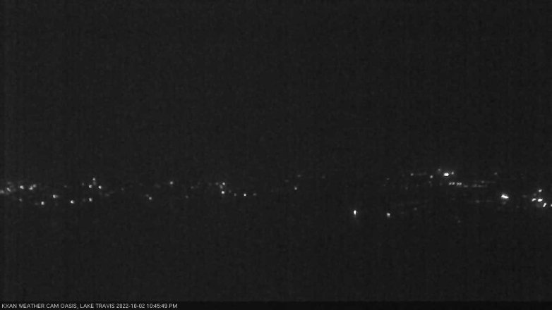 Lake Travis webcam, October 2, 2022 10:45 PM CT