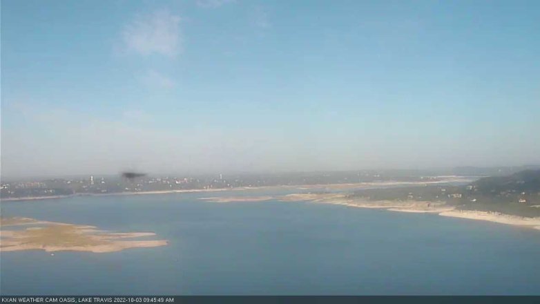 Lake Travis webcam, October 3, 2022 9:45 AM CT