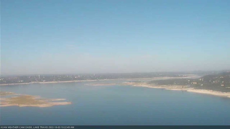 Lake Travis webcam, October 3, 2022 10:25 AM CT