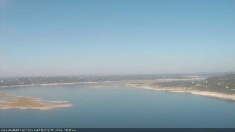 Lake Travis webcam, October 3, 2022 11:00 AM CT